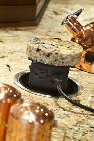 With years of experience in residential and commercial project, we emphasize on precise measurement. Pop Up Electrical Outlet In Granite Pop Up Electrical Outlet 8 Ball Tech Pop Up Outlet Pop Up Outlets Kitchen Remodel
