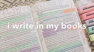I Write In My Books How I Annotate Highlight Youtube Book Annotation Back To School Supplies For Teens Book Aesthetic