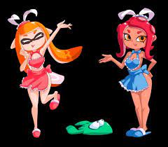 E621 Cephalopod Cephalopod Humanoid Clothing Eyes Closed Female Inkling Marine Minus8 Nintendo Octoling Octopus Slipp Splatoon Humanoid Clothing Splatoon Squid