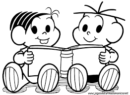 Lendo Um Livro Desenhos Para Colorir