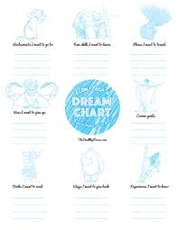 Disney Inspired New Years Dream Chart The Healthy Mouse