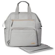 Skip Hop Mainframe Wide Open Diaper Backpack Gray In 2020 Skiphop Diaper Bag Backpack Diaper Bag Backpack Nappy Bag