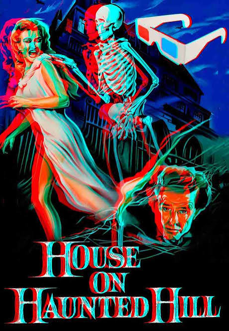 HOUSE ON HAUNTED HILL 1959 IN ANAGLYPH 3D WILLIAM CASTLE VINCENT PRICE  EMERGO IN 3 DIMENSIONS DVD-R! - DVDRPARTY!
