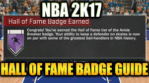 Just like in previous games in the franchise, the controls for stealing the ball have pretty much remained unchanged. Nba 2k17 Hall Of Fame Ankle Breaker Badge By Tncquady