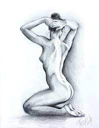 Ich verkaufe drei aktzeichnungen, welche mit acryl auf. Original Akt Bleistiftzeichnung Kniend Bild Der Frau Sitzende Weibliche Figur Kunstlerin Proje Blog