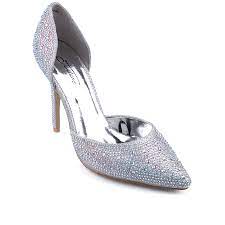 Дамски елегантни обувки сребристи 0127214 0127214