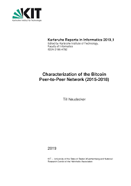 In the latter case, the computers are not connected via ethernet cables. Characterization Of The Bitcoin Peer To Peer Network 2015 2018