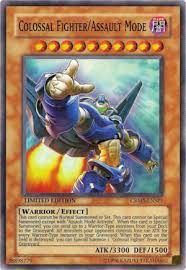Colossal Fighter Assault Mode Yugioh Cards Yugioh Cards