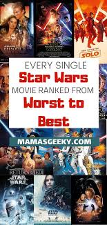 Every Star Wars Movie Ever Ranked Including The Rise Of Skywalker Star Wars Movies Ranked Star Wars Movie War Movies