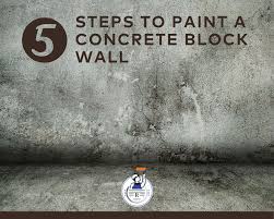 A plain, gray cinder block wall can be a wide expanse of bland. 5 Steps To Paint A Concrete Block Wall