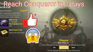 How To Reach Conqueror In 3 Days Pubg Mobile Lite Youtube