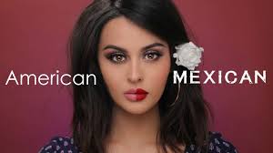 American Vs Mexican Makeup Tutorial Mexican Makeup Mexican Hairstyles American Makeup