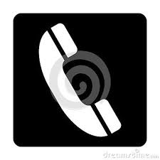 Black And White Background Vector Phone Black Icon Phone Call Symbol Isolated On White Background Vector Eps Symbols Icon Vector Illustration