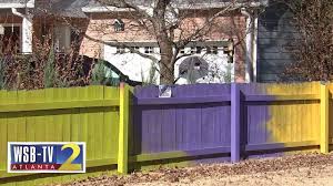 We did not find results for: Fence Fight Woman Paints Fence Neon Colors After Neighbor Complains To County Youtube