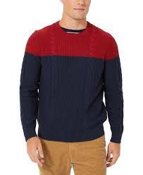 Towels & washcloths └ bathroom supplies & accessories └ bath └ home, furniture & diy all categories antiques art baby books, comics & magazines business, office & industrial cameras & photography cars, motorcycles & vehicles clothes, shoes & accessories coins collectables. Nautica Men S Colorblocked Cable Crewneck Sweater Reviews Sweaters Men Macy S