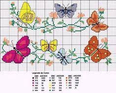 Get free embroidery stitch patterns and charts every day. 110 Cross Stitch Butterflies Ideas Cross Stitch Butterfly Cross Stitch Stitch