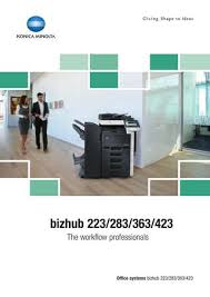 Konica minolta bizhub 363 company : Brochure Bizhub 223 283 363 423 3 By Konica Minolta Business Solutions Europe Gmbh Issuu
