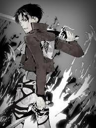 Attack on titan captain levi, sword, blood, anime, ken, blade. Levi Ackerman Attack On Titan Image 1539571 Zerochan Anime Image Board
