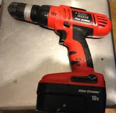Black And Decker Firestorm Drill Black Decker Fire Storm 18v Fsb18 Cordless Hammer Drill Black Decker Hammer Drill