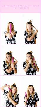 Smoothing conditioners may make it easier to comb your hair straight. Tutorial How To Curl Your Hair With A Flat Iron Dash Of Darling