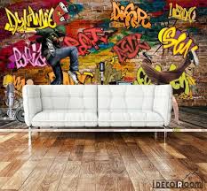 Room living room designs graffiti bedroom decor design chill room room design graffiti room apartment living and dining rooms decorating. 3d Graffiti Signatures People Dancing Living Room Art Wall Murals Wall Idecoroom