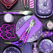 Find over 100+ of the best free aesthetic images. Purple Aesthetic Creative Concept Flatlay With Purple Theme Tableware Photograph By Milleflore Images
