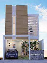 Jika akan membangun rumah minimalis 2 lantai yang dengan dengan 2, 3, atau 4 kamar tidur maka kita harus membuat rancangan atau denah untuk rumah minimalis 2 lantai. A Rumah Lebar Sempit Memanjang Kebelakang Desain Siap Pakai Kode 028