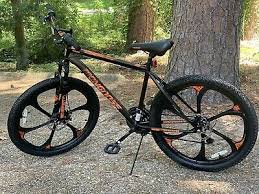 Black And Orange Mongoose Bike Buy Mens Black Orange Mongoose Mack26 21 Speed Steel Frame In 2020 Orange Black Stuff To Buy Steel Frame