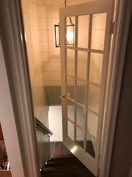 Add A French Door On A Basement Safety And Energy Basement Remodeling Basement Safety Basement Renovations
