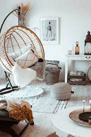 Boho desert midcentury modern bedroom. Visit This Warm Natural Boho German Home For The Holidays Decor8 Easy Home Decor Cozy House Decor