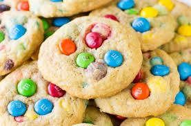 Recette De Biscuits Aux M M Toute Simple Et Rapide A Faire Cookie Recipes Easy Cookie Recipes M M Cookie Recipe
