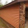 Faux log cabin siding posters zazzle. 1