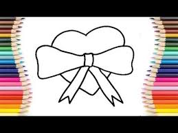 رسم قلب حب للمبتدئين رسم سهل تعليم الرسم للأطفال رسومات سهله تعلم الرسم youtube