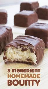 Chocolate Covered Coconut Bars Homemade Bounty Baking Cherry Recipe In 2020 Condensed Milk Recipes Milk Recipes Coconut Recipes