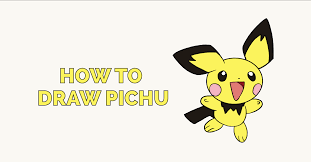 How to draw pichu from pokemon step by step, learn drawing by this tutorial for kids and adults. How To Draw Pichu Pokemon Really Easy Drawing Tutorial