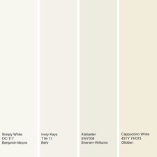 Off White Interior Paint Colors Sherwin Williams Alabaster A Neutral White Doesn T Veer T White Interior Paint Off White Paint Colors White Paint Colors