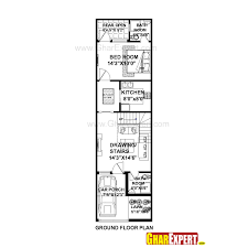 Gharpalns.pk house plans pakistan, free online home plans, house design of different sizes like 5 marla, 10 marla, 20 marla, 1 kanal, 2 kanal and 4 kanal. House Plan For 16 Feet By 54 Feet Plot Plot Size 96 Square Yards Gharexpert Com