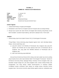 Perkara 160 perlembagaan mentakrifkan orang melayu sebagai seseorang yang menganuti agama islam. Tutorial 2
