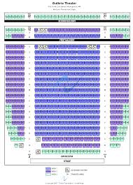 guthrie proscenium seating chart wallseat co