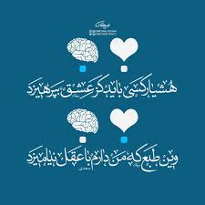 سعدی هشیار کسی باید کز عشق بپرهیزد وین طبع که من دارم با عقل نیامیزد سعدی Persian Poetry Profile Wallpaper Farsi Poem
