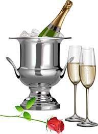Champagne Champagne Flutes And Rose Transparent Clipart Wine Bottle Gift Tags Wine Bottle Images Clip Art