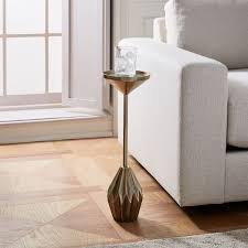 Arch Brackets Antique Brass West Elm In 2020 Drink Table Walnut Side Tables Home Decor