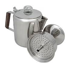 Now, picture this 1000 watt, durable stainless steel and a farberware. Stainless Steel Coffee Percolator Camping Equipment Perth Camping Gear Outdoor Equipment