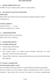 For maintenance therapy, treatment can be continued with 20 to 40 mg daily. Kisa Urun Bilgisi 1 Beseri Tibbi Urunun Adi Pandev 40 Mg I V Enjeksiyonluk Liyofilize Toz Iceren Flakon Pdf Free Download