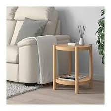 Listerby Side Table White Stained Oak 19 5 8 Ikea Oak Side Table White Side Tables Solid Oak Table
