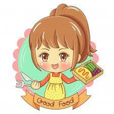 Anda bisa mengunduhnya melalui link ini. Female Chef Ilustrasi Karakter Kartun Desain Logo