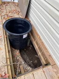 This will prevent larger solids from entering the basin and clogging the pump. How Can I Get A Sump Pump Basin Into The Crawl Space Do They Make Ones That Come Apart There S Not Much Room To Dig The Hole Bigger Fixit