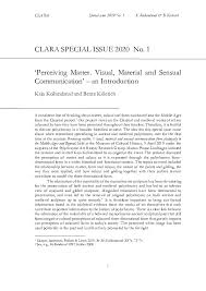 Taking the time to enjoy a fresh. Pdf Perceiving Matter Visual Material And Sensual Communication An Introduction Bente Kiilerich And Kaja Kollandsrud Academia Edu