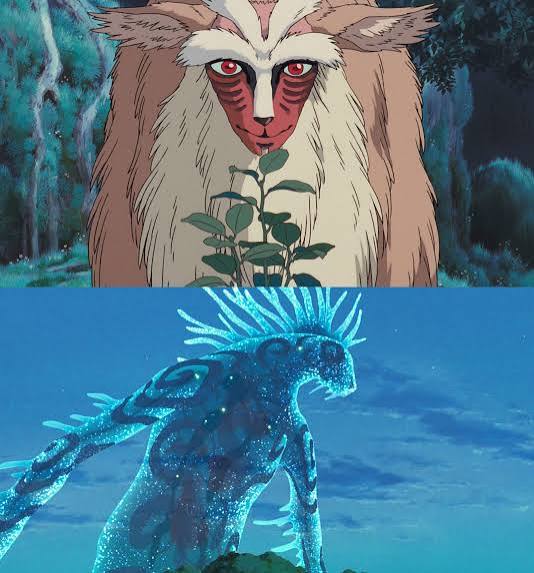 Le dieu Cerf - Princesse Mononoke (Hayao Miyazaki, 1997) ????❤️ https://www.studioghibli.fr/les-films/princesse-mononoke/