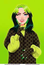 Hd wallpaper billie eilish drawing green music illustration. Pin By Iclalll On Billie Billie Billie Eilish Girls Cartoon Art